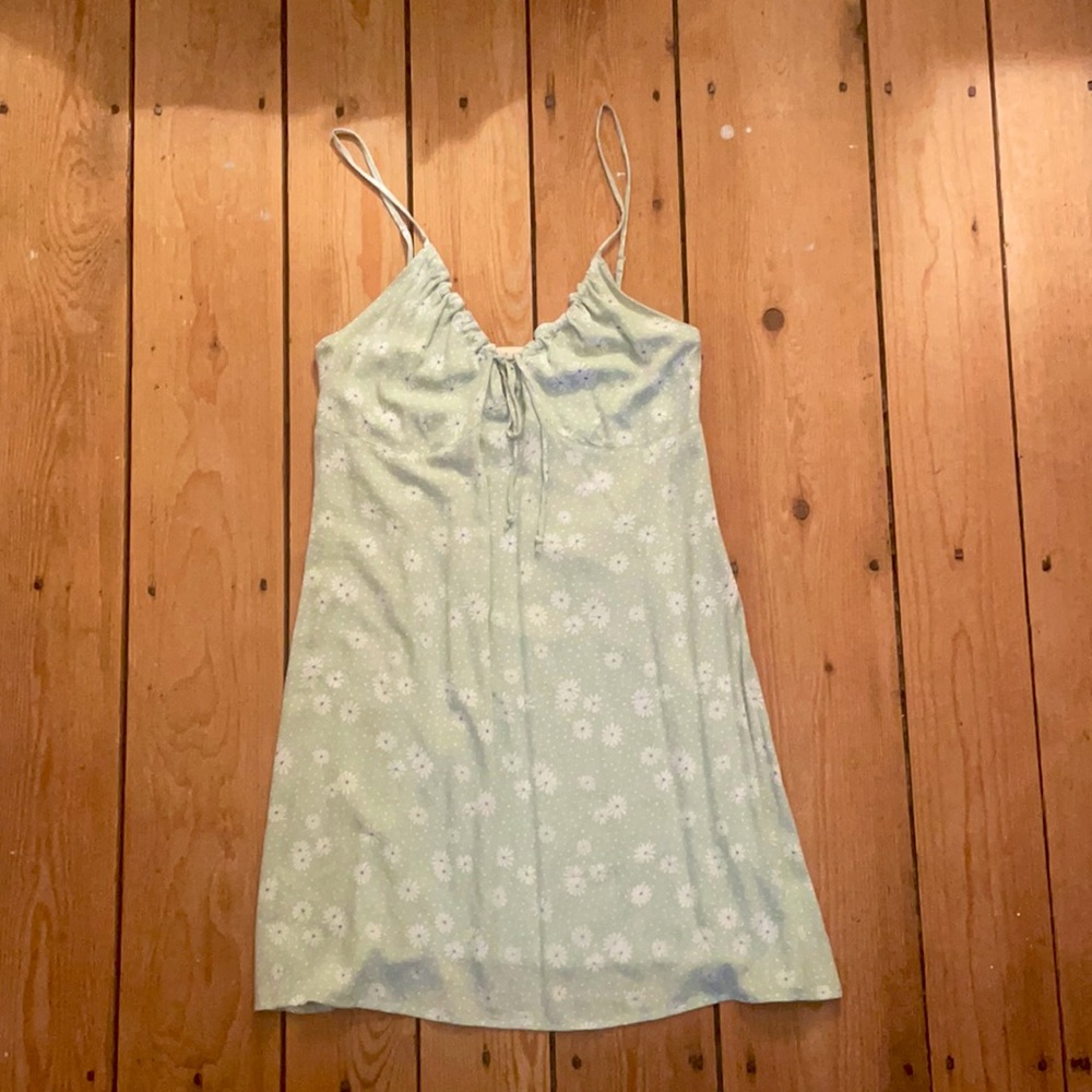 LA Hearts mint green floral mini dress sundress